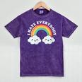 I Hate Everybody Rainbow Sarcastic Grumpy Introvert Mineral Wash Tshirts Mineral Purple I Hate Everybody Rainbow Sarcastic Grumpy Introvert Mineral Wash Tshirts Mineral Purple