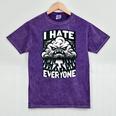 I Hate Everyone Introvert Anti-Social Dark Humor Mineral Wash Tshirts Mineral Purple I Hate Everyone Introvert Anti-Social Dark Humor Mineral Wash Tshirts Mineral Purple