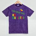 HBCU Graduation Shirt HBCU Grad Shirt Mineral Wash Tshirts Mineral Purple