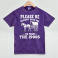 Heartwarming Wagon Please Be Patient I'm From The 1900s Premium Mineral Wash Tshirts Mineral Purple Heartwarming Wagon Please Be Patient I'm From The 1900s Premium Mineral Wash Tshirts Mineral Purple
