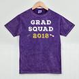 High School College Graduation Family Graduation Shirts Mineral Wash Tshirts Mineral Purple