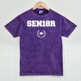 High School College Senior Graduation TShirt 2018 Mineral Wash Tshirts Mineral Purple