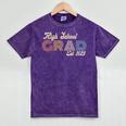 High School Grad 2023 Class Of 2023 Retro Graduation Done Mineral Wash Tshirts Mineral Purple