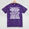 High School Graduation Mom Dad T Shirt College Grad Mineral Wash Tshirts Mineral Purple