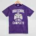 High School Graduation Shirt Gamer Graduation Mineral Wash Tshirts Mineral Purple