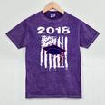 High School Graduation T Shirt Flag College Graduation Mineral Wash Tshirts Mineral Purple