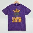 High School King Graduation Shirt Class Of 2018 Seniors Mineral Wash Tshirts Mineral Purple