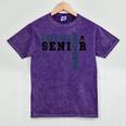 Hockey Senior Night Hockey Senior 2025 Graduation 32 Mineral Wash Tshirts Mineral Purple