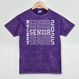 Hockey Senior Night Hockey Senior 2025 Graduation 38 Mineral Wash Tshirts Mineral Purple