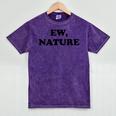 Homebody Indoorsy Introvert Ew Nature Mineral Wash Tshirts Mineral Purple