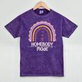 Homebody Introvert Homebody Mode Everyday Mineral Wash Tshirts Mineral Purple