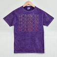 HOMEBODY For Men And Women Introverts Fun Graphic Mineral Wash Tshirts Mineral Purple