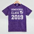 Homeschool Graduation Shirt Class Of 2019 T Shirt Mineral Wash Tshirts Mineral Purple