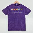 Hospice Nurse Appreciation Hospice Nursing School Graduation Mineral Wash Tshirts Mineral Purple