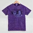 Hospice Nurse Doctor Graduation Medical Nursing RN Mineral Wash Tshirts Mineral Purple
