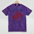 Hotrod Rebel Automotive Nostalgia Old Car Distressed Mineral Wash Tshirts Mineral Purple