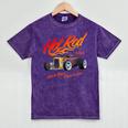 Hotrod Vintage Style Car Nostalgia Hotrod Distressed Premium Tri-Blend Mineral Wash Tshirts Mineral Purple