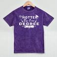 Now Hotter By One Degree 2021 College Graduation Mineral Wash Tshirts Mineral Purple
