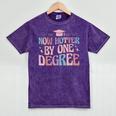 Now Hotter By One Degree Graduation Mineral Wash Tshirts Mineral Purple