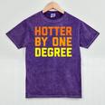 Hotter By One Degree Graduation Shirt College Major Graduate Mineral Wash Tshirts Mineral Purple