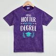 Now Hotter By One Degree Shirt Class Of 2024 Graduation Mineral Wash Tshirts Mineral Purple