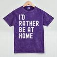 I'd Rather Be At Home Antisocial Introvert Tee Mineral Wash Tshirts Mineral Purple