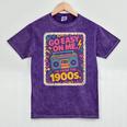 I'm From The 1900s 80s Millennial Boom Box Radio Mineral Wash Tshirts Mineral Purple