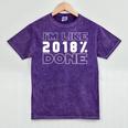 I'm Like 2018 Done Graduation Senior Grad 18 Mineral Wash Tshirts Mineral Purple