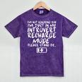 I'm Not Ignoring You I'm Just In My Introvert Recharge Mode Mineral Wash Tshirts Mineral Purple I'm Not Ignoring You I'm Just In My Introvert Recharge Mode Mineral Wash Tshirts Mineral Purple