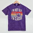 I'm Not Old I'm Classic Pipe Nostalgia Mineral Wash Tshirts Mineral Purple