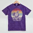 I'm Not Old I'm Classic Retro Nostalgia Statement Mineral Wash Tshirts Mineral Purple I'm Not Old I'm Classic Retro Nostalgia Statement Mineral Wash Tshirts Mineral Purple