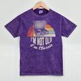 I'm Not Old I'm Classic Retro Record Nostalgia Mineral Wash Tshirts Mineral Purple