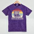 I'm Not Old I'm Classic Turntable Retro Nostalgia Mineral Wash Tshirts Mineral Purple