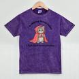 I’m Staying Home Today Cat Introvert Homebody Mineral Wash Tshirts Mineral Purple
