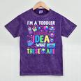 I'm A Toddler I Have No Ideas Retro Vintage 90s Nostalgia Mineral Wash Tshirts Mineral Purple