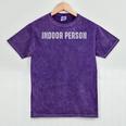 Indoor Person Hipster Sarcasm Introvert Social Distance Qu Mineral Wash Tshirts Mineral Purple