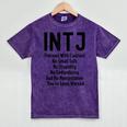 INTJ Rules Architect Personality Type Introvert Mineral Wash Tshirts Mineral Purple