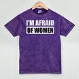 Introvert Anti-Social Shy Teen Joke Sarcastic Mineral Wash Tshirts Mineral Purple
