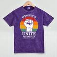 Introvert Antisocial Men Women Kids Boys Girls Mineral Wash Tshirts Mineral Purple