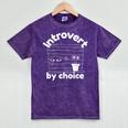 Introvert By Choice Introverted Mineral Wash Tshirts Mineral Purple Introvert By Choice Introverted Mineral Wash Tshirts Mineral Purple