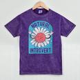 Introvert Cute Anti-Social Shy Person Inner Strength Mineral Wash Tshirts Mineral Purple