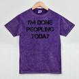 Introvert Design For Introverted Men And Women Mineral Wash Tshirts Mineral Purple Introvert Design For Introverted Men And Women Mineral Wash Tshirts Mineral Purple