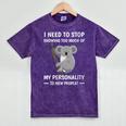 Introvert Fact Anti Socializing Extroversion Personality Mineral Wash Tshirts Mineral Purple