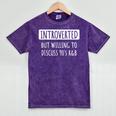 Introvert Introverted But Willing To Discuss 90's R&B Mineral Wash Tshirts Mineral Purple Introvert Introverted But Willing To Discuss 90's R&B Mineral Wash Tshirts Mineral Purple