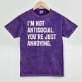 Introvert Quote Snarky Mineral Wash Tshirts Mineral Purple Introvert Quote Snarky Mineral Wash Tshirts Mineral Purple