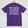 Introvert Real Estate Agent Introverted Realtor Mineral Wash Tshirts Mineral Purple Introvert Real Estate Agent Introverted Realtor Mineral Wash Tshirts Mineral Purple