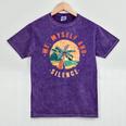 Introvert Relaxation Me Myself And Silence Summer Vacation Men Women Mineral Wash Tshirts Mineral Purple