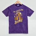 Introvert Relaxation Me Myself And Silence Vacation Bigfoot Mineral Wash Tshirts Mineral Purple