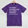 Introvert Sarcastic Coffee Lovers Mineral Wash Tshirts Mineral Purple Introvert Sarcastic Coffee Lovers Mineral Wash Tshirts Mineral Purple