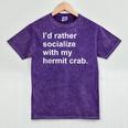 Introvert Sarcastic Hermit Crab Owner Mineral Wash Tshirts Mineral Purple Introvert Sarcastic Hermit Crab Owner Mineral Wash Tshirts Mineral Purple